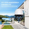 ZINKER Camara Seguridad Exterior WiFi 4mp 2K, 2560 x 1440,