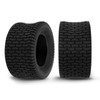 MOTORHOT 2 Pcs 24x12.00-12 Lawn Mower Turf Tires 6 Ply