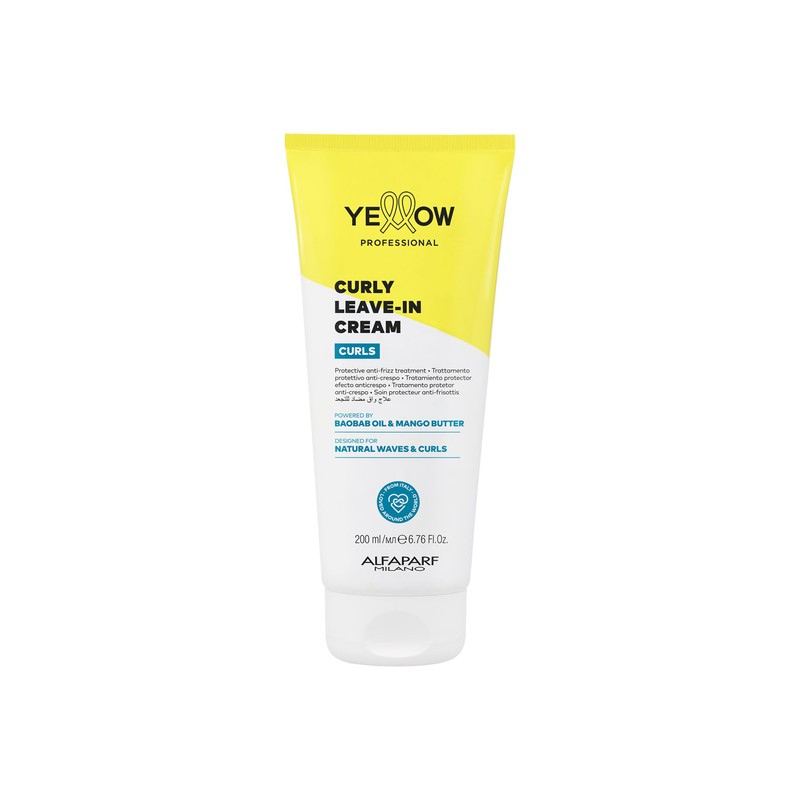 YELLOW PROFESSIONAL CURLS CURLY LEAVE-IN CREAM 200 ml Tratamiento protector