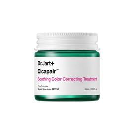 Dr.Jart+ Cicapair Soothing Color Correcting Treatment SPF 30 with Centella Asiatica Extracts | cc cream | Rosacea Treatment | Korean Skin Care, 1.85 Fl Oz