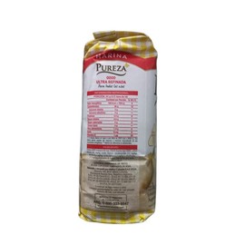 Pureza Harina 0000 Ultra Refinada Wheat Flour Excellent for Homemade Cooking, 1 kg / 2.2 lb