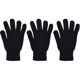 Wholesale Winter Gloves Beanies, Warm Thick Thermal Bulk Case Pack Unisex Men Women (24, Gloves - Assorted Solids)