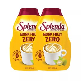 SPLENDA Liquid Zero Calorie Sweetener Pack of 2 Sugar Substitute 3.38 Fl Oz