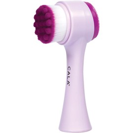 CALA - cepillo de limpieza facial ecológico 2 en 1 (color magenta)