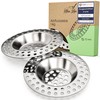 Kitchen Helpis® 2 x Drain Strainer All Drains 14 g,