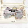 Burnaby Soft Gray Pink Ribbon Clamp Pin / 버나비 소프트
