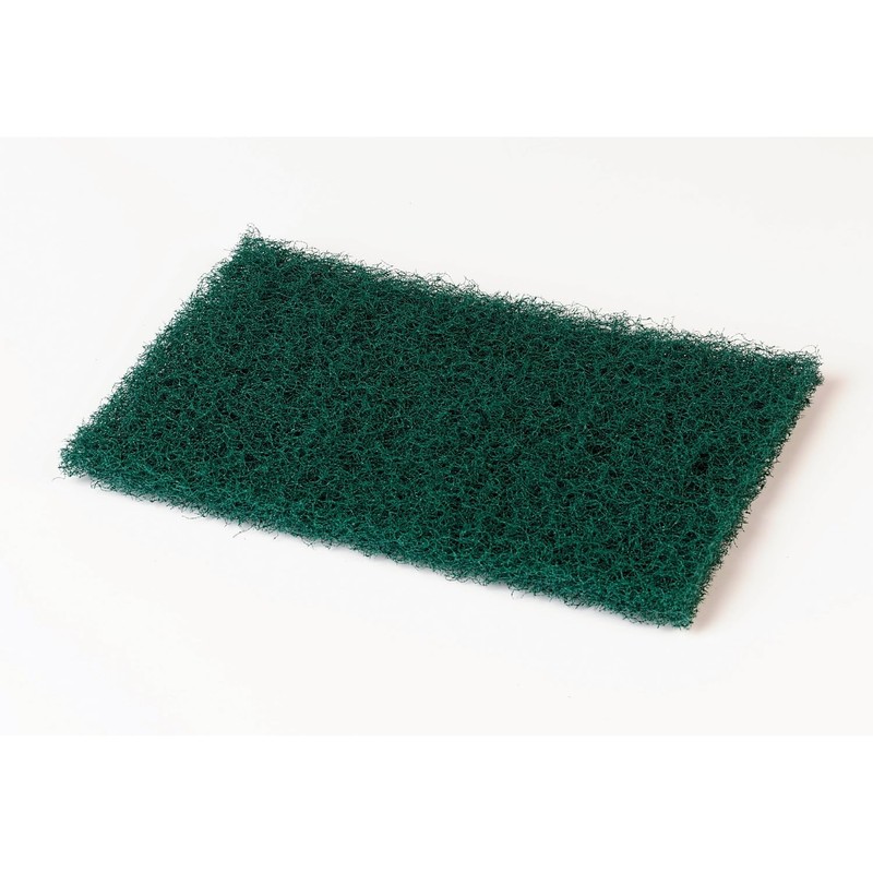 Scotch-Brite 86 Commercial Heavy-Duty Scouring Pad, Green, 6 x 9,