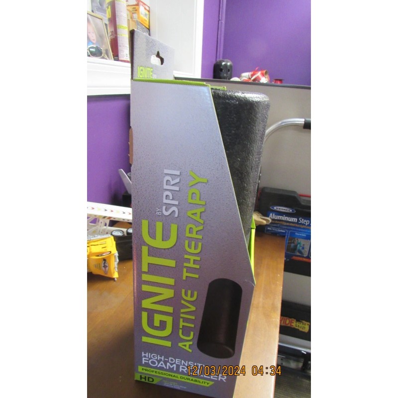 SPRI NEW Ignite By SPRI High Density 18" Foam Roller