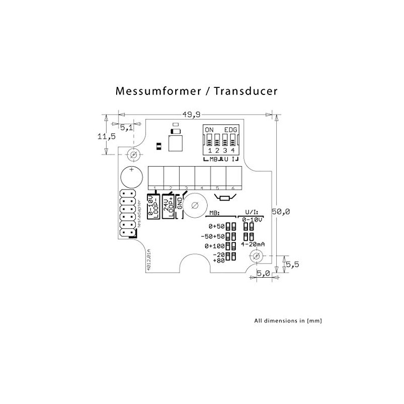 iOVEO 206AF02201 - PT1000 - Outdoor Temperature Transmitter with Sensor