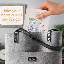 Christian Art Gifts Small Handy Scripture Notepad for Women: Grace is Sufficient - 2 Cor. 12:9 Inspirational Bible Verse for Notes, Memos, Reminders, To-do, Tasks & Lists, Pocket Size for School,