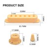SAPHUE 52/52/52mm Guitar Pickup Covers 3 Single Coil Pickup Cover