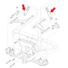 10L0L Golf Cart Front Shocks for Club Car Precedent 2004-Up