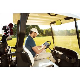 Scott Edward Knitted Golf Club Head Covers for Woods 3Pcs Set Golf Driver (460CC) Fairways and Hybrid/UT with Rotating Number Tags(Black White Red Argyles)