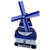 Souvenir Magnet Windmill Holland Delft Blue 10.5 x 6.5 cm
