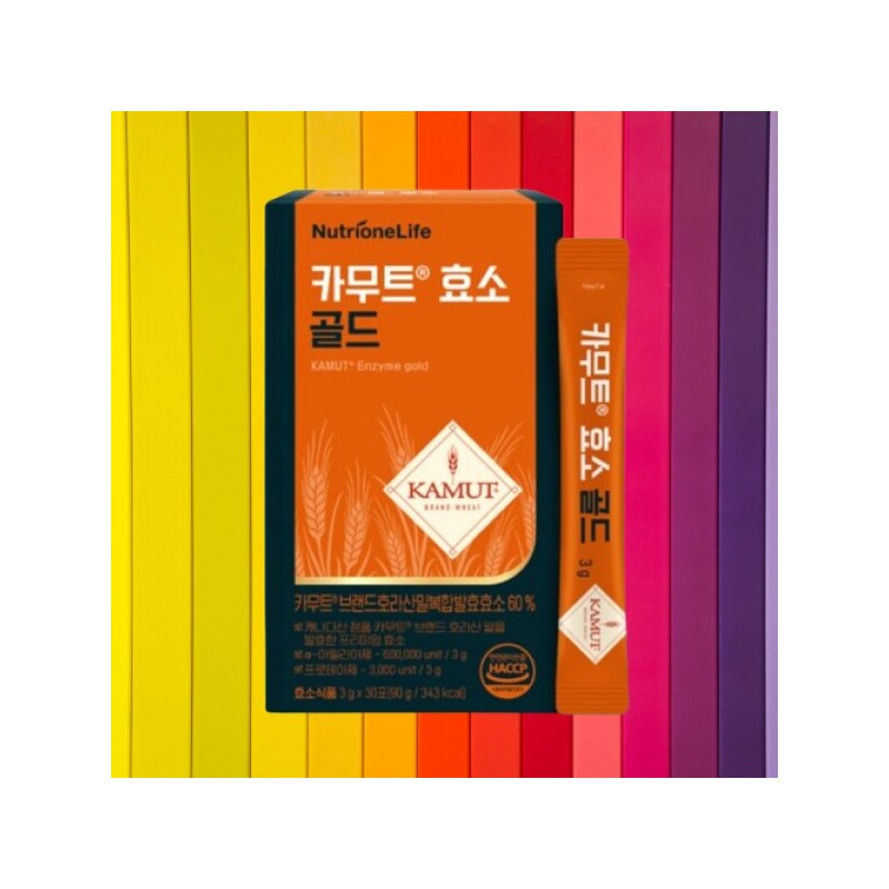 뉴트리원 카뮤트 카무트 효소 골드 곡물 30포X1개 NutriOne Kamut Enzyme