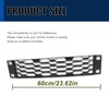 FZJDSD Black Front Bumper Cover Lower Grille Insert Trim ML3Z-17B968-AF