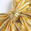 2Pcs Hair Bows for Women, Gold Silver Big Bow Hair