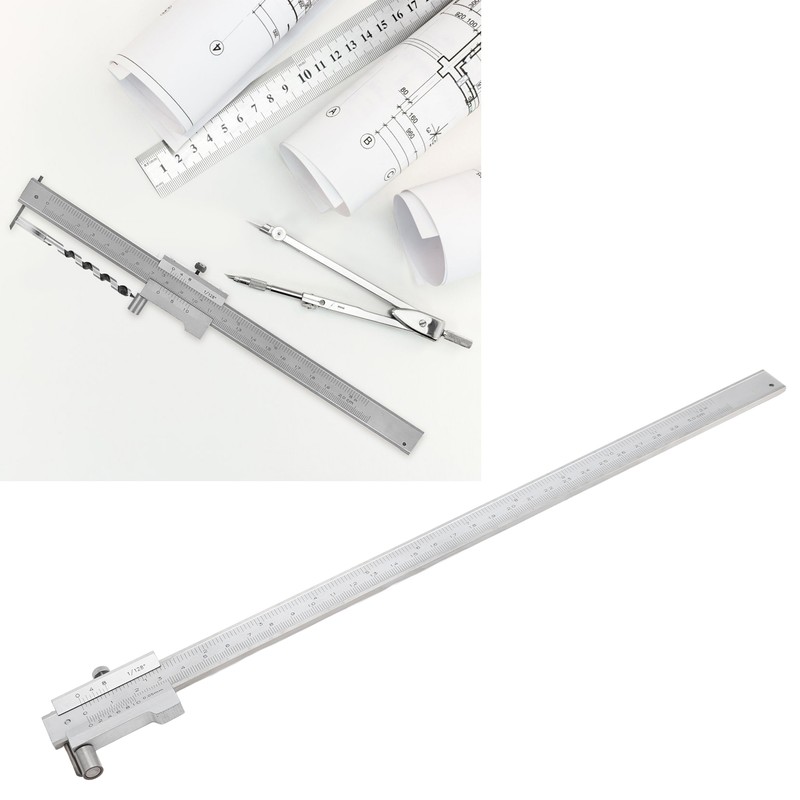 Stainless Steel Vernier Caliper Parallel Scribing Ruler with Carbide Head