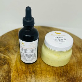 Nefertiti's Royal Soapery Hair Growth Oil & Butter Set