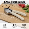 Zulay Comfort Grip Garlic Press - Garlic Mincer Tool -