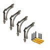 NACH Decorative Shelf Brackets, 4 Pack of 5.5 x 1.2