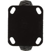 POWERTEC 17052 Fixed Heavy Duty Industrial Caster, 6-1/4-Inch , Black