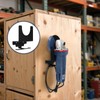 Pack of 4 Wall Mount Angle Grinder Holder with Screws,