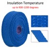 ESUPPORT 2.5CM X 5M Fiberglass Roll Blue Racing Exhaust Heat