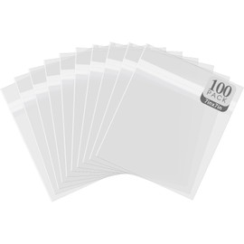 Golden State Art, Pack of 100 7"x7" Crystal Clear Resealable Plastic Stoarge Sleeves, Self Sealing Cello/Cellophane Bags for Packaging Prints & Photos, Candle, Soap