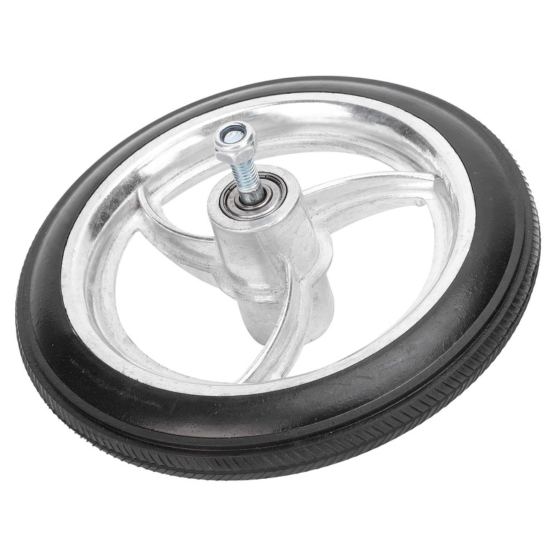 7in Disabled Front Wheel Aluminum Alloy Non Slip Polyurethane Tire