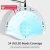 U V LED Nail Lamp Blue Gel Polish Nail Dryer