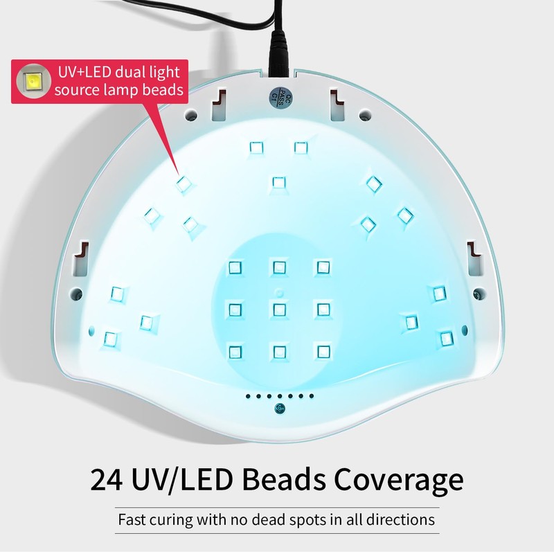U V LED Nail Lamp Blue Gel Polish Nail Dryer