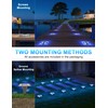 VOLISUN Solar Driveway & Deck Lights 8 Pack Waterproof Dock