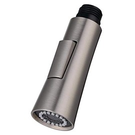 Kingston Brass KH8218 Vintage Pull-Down Kitchen Faucet Sprayer, Brushed Nickel