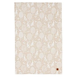 Ulster Weavers Cottontail Meadow Union (75% Cotton/25% Linen) Tea Towel with Hares, Trees and Birds