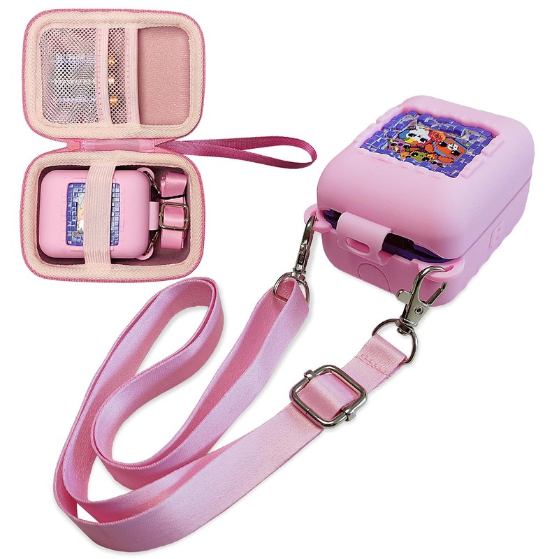 JCHPINE Hard Carrying Case and Silicone Cover for Bitzee Interactive