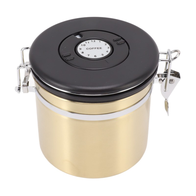 Sealed Sealed Coffee Canister 304 Stainless Steel Coffee Storage Tank