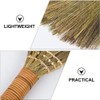 LIFKOME Portable Desk 2Pcs Indoor Grass Broom Whisk Broom Thai