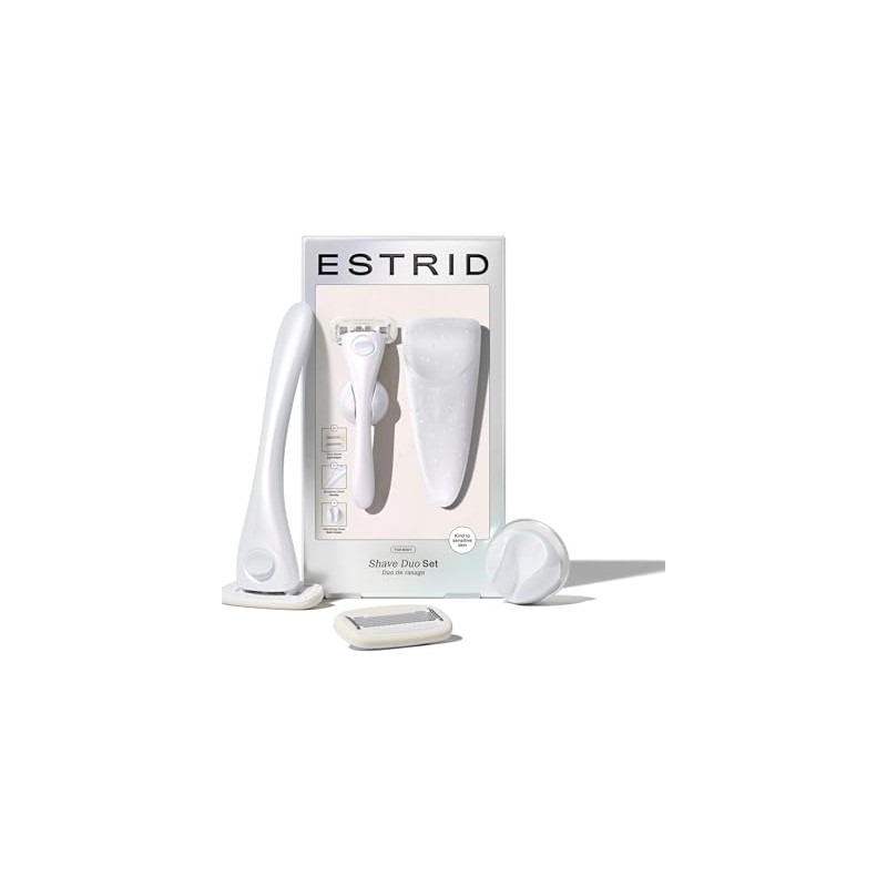 Estrid Razor Starter Set, Women's Razor Set with 5-Blade System,