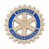 Rotary International Round Auto Emblem - [Gold & Blue][3'' Diameter]