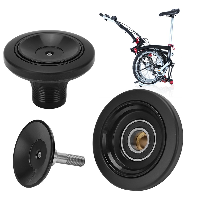 1 Pair Folding Bike Easywheel Aluminum Alloy Anodizing Folding Bicycle