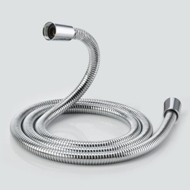 Shower Hose 71 Inches Extra Long Stainless Steel Shower Hose for Fix showerhead, Handheld Shower Head or Rainfall Shower head (Silver)