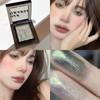 Green Eyeshadow Shimmer Green Eyeshadow Glittery High Color Glittering Powder