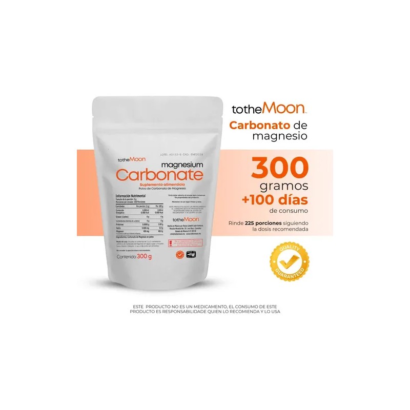 Carbonato De Magnesio Polvo Natural 900g Velbeth Sabor Sin Sabor