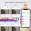 Multifunctional Power Meter DIN Rail 2.4in TFT Display Electric Energy