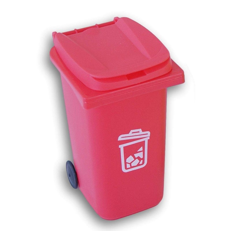 Mini Curbside Recycle Can Pencil Cup Holder - 5.5 Inches