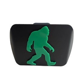QAMNVCRTY Custom 3D Metal Trailer Hitch Cover for 2'' Towing Rear Receiver Plug Cover Sasquatch BigFoot ALPHA Emblem Cool Cars SUV Pickup Trucks Heavy Duty, TCG-550