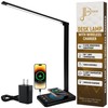 JollyDesk LED Desk Lamp with Wireless Charging Pad, Touch Control