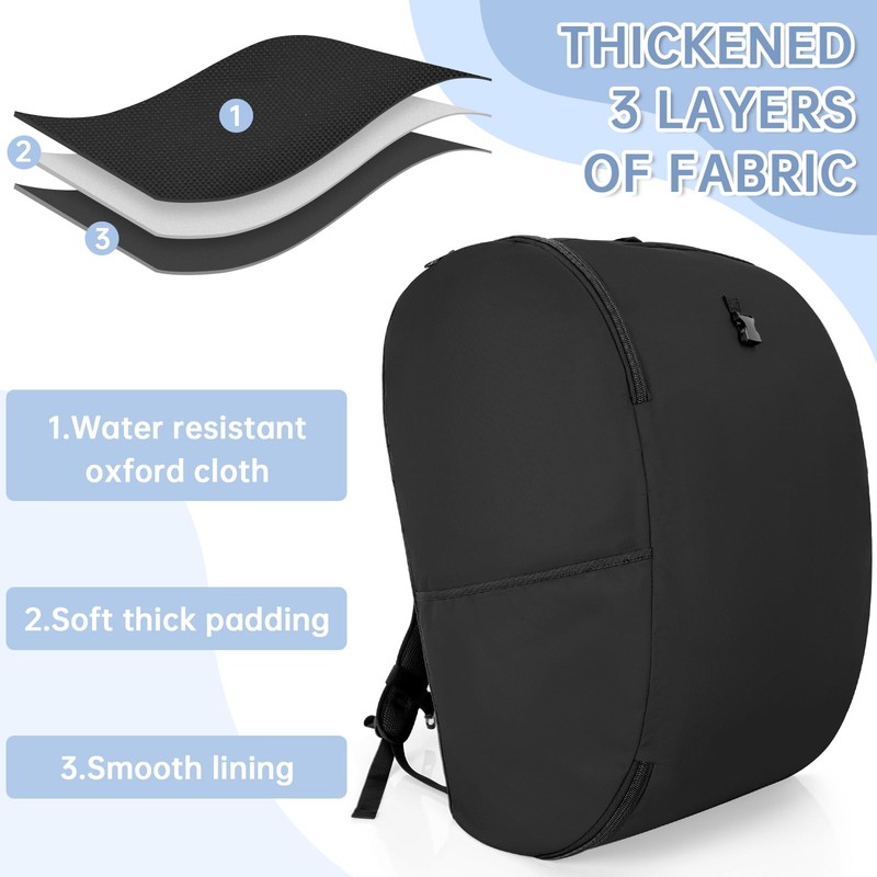 WELIDAY Padded Car Seat Travel Bag Compatible with Doona, Infant