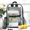 Grzhiyi Water Resistant Transparent Backpack,Clear Bag Backpacks PVC, Boys, Girls,